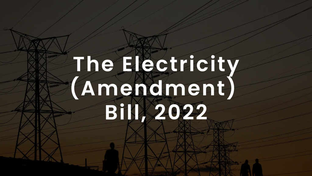 The Electricity Bill 2022